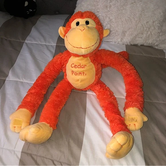 Cedar Point Monkey Plushie - Picture 1 of 9